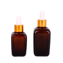 30ml Amber color essence packaging bottle glass liquid essence bottle with dropper